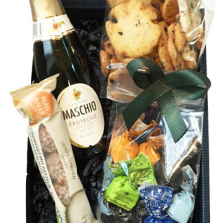 Kleines Snackpräsent mit Prosecco