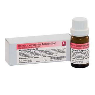 THYMUS VULGARIS D 6 Globuli 10 g *