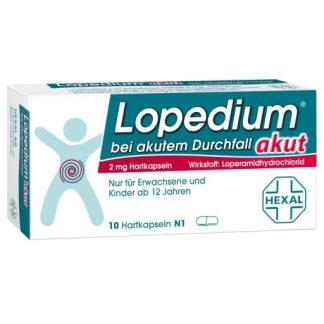 LOPEDIUM akut bei akutem Durchfall Hartkapseln 10 St *
