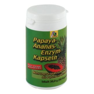 PAPAYA ANANAS Enzym Kapseln 60 St
