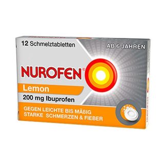 NUROFEN 200 mg Schmelztabletten Lemon 12 St *