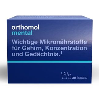 ORTHOMOL mental Granulat/Kapseln 30 Tage Kombip.  30 St