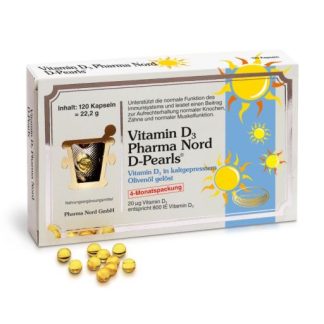 VITAMIN D3 PHARMA Nord 20 μg Kapseln 120 St
