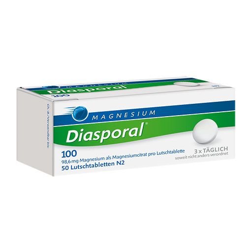 MAGNESIUM DIASPORAL 100 Lutschtabletten 50 St *