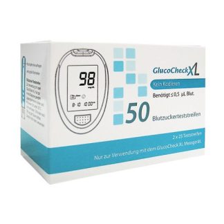 GLUCOCHECK XL Blutzuckerteststreifen 50 St