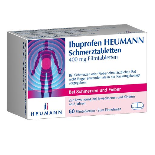 IBUPROFEN Heumann Schmerztabletten 400 mg 50 St *