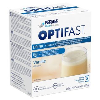 OPTIFAST home Drink Vanille Pulver 8X55 g