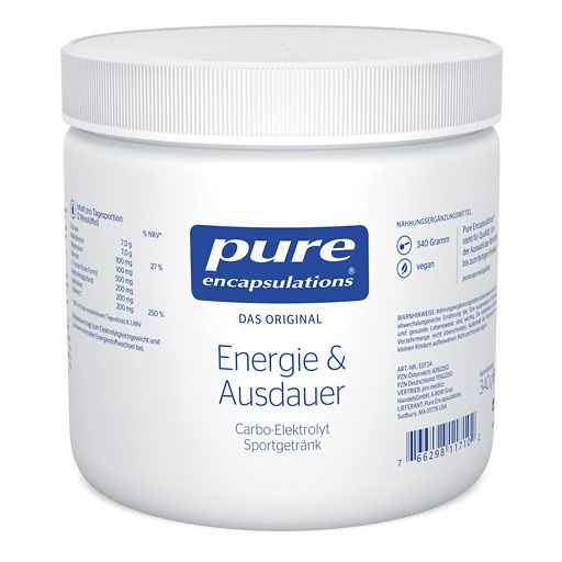 PURE ENCAPSULATIONS Energie & Ausdauer Pulver 340 g