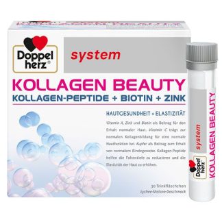 DOPPELHERZ Kollagen Beauty system Trinkfläschchen 30 St