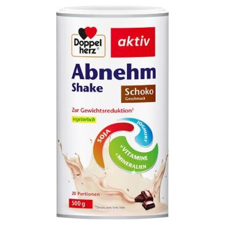 DOPPELHERZ Abnehm Shake Schoko Pulver 500 g