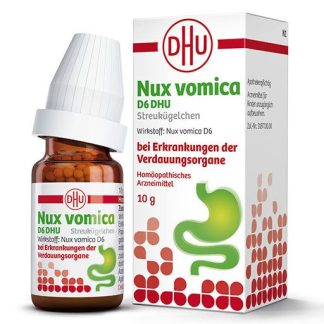 NUX VOMICA D 6 DHU Glob. bei Erkr. d. Verdauungsorg.  10 g *
