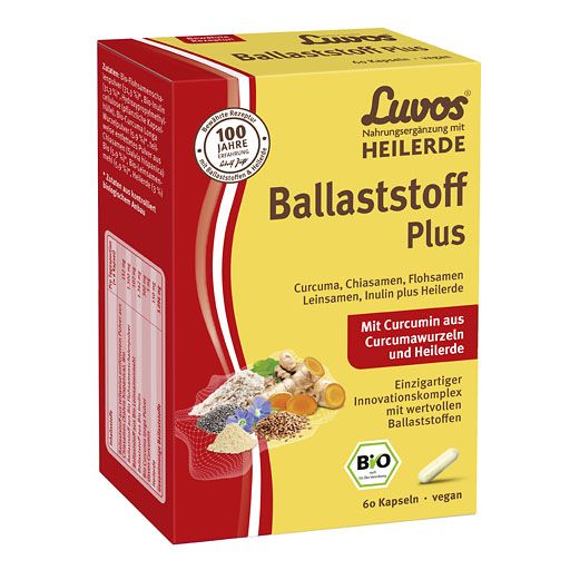 LUVOS Heilerde Bio Ballaststoff Plus Kapseln 60 St
