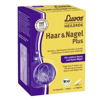 LUVOS Heilerde Bio Haar & Nagel Plus Kapseln 60 St