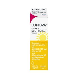 EUNOVA DuoProtect D3+K2 1000 I. E. /50 μg Tropfen 11.5 ml