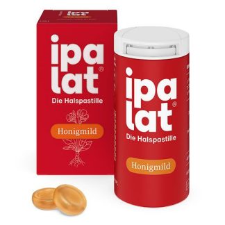 IPALAT Halspastillen honigmild o. Menthol zuckerfr.  40 St