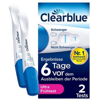 CLEARBLUE Schwangerschaftstest frühe Erkennung 2 St