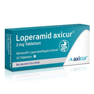 LOPERAMID axicur 2 mg Tabletten 10 St *