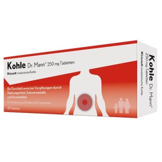 KOHLE Dr. Mann 250 mg Tabletten 20 St *