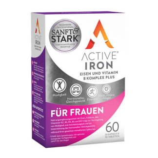 ACTIVE IRON Eisen und Vitamin B Komplex plus 60 St