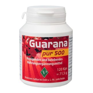 GUARANA PUR 500 Kapseln 120 St