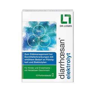 DIARRHOESAN elektrolyt Plv. z. Her. e. Lsg. z. Einnehmen 10 St