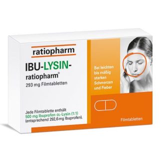 IBU-LYSIN-ratiopharm 293 mg Filmtabletten 20 St *