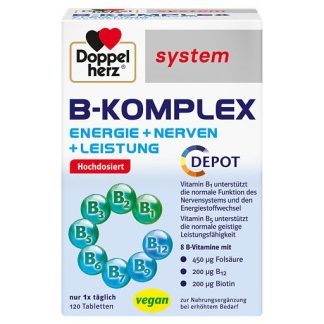 DOPPELHERZ B-Komplex system Tabletten 120 St