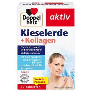 DOPPELHERZ Kieselerde+Kollagen Tabletten 60 St
