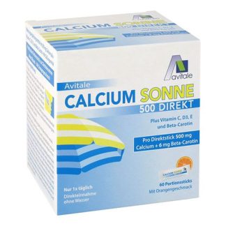 CALCIUM SONNE 500 Direkt Portionssticks 60 St