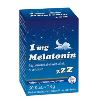 MELATONIN 1 mg Kapseln 60 St