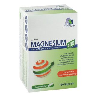 MAGNESIUM 400 mg Kapseln 120 St
