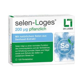 SELEN-LOGES 200 μg pflanzlich Filmtabletten 120 St