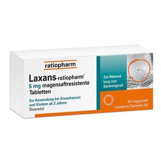 LAXANS-ratiopharm 5 mg magensaftres. Tabletten 30 St *