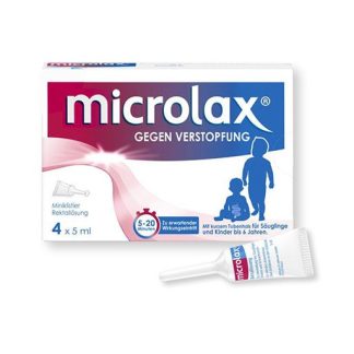 Microlax Rektallösung Klistiere m. kurzem Tubenhals 4 St *