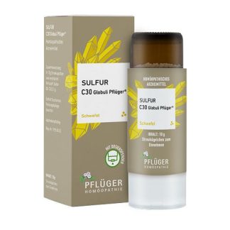 SULFUR C 30 Globuli Pflüger Dosierspender 10 g *