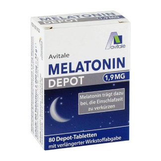 MELATONIN 1,9 mg Depot Tabletten 80 St