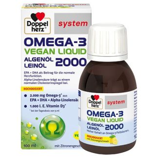 DOPPELHERZ Omega-3 vegan Liquid 2000 system 100 ml