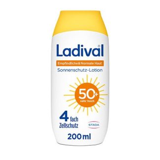 LADIVAL empfindliche & normale Haut Lotion LSF 50+ 200 ml