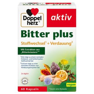DOPPELHERZ Bitter plus Kapseln 60 St
