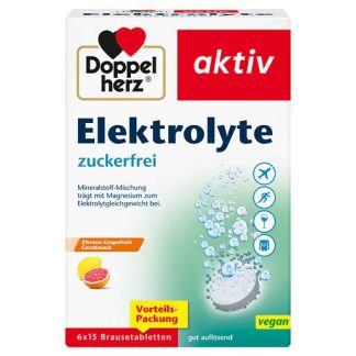 DOPPELHERZ Elektrolyte zuckerfrei Brausetabletten 90 St