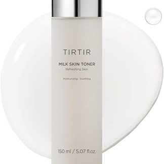 TIRTIR Milk Skin Rice Toner - Deep Moisturising, Hydrating and Refreshing for Face, Niacinamide, Ceramide, Rice Bran Extract, Nature-Oriented Ingredients, Korean Skin Care, Vegan (150 ml, Original)