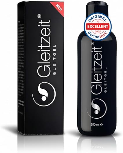 Gleitzeit® Water-Based Lubricant (250 ml), Premium Lubricant, Sensitive Intimate Gel