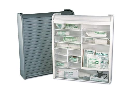 LEINA-WERKE Ref 22080 WE First Aid Cabinet Sani Roll