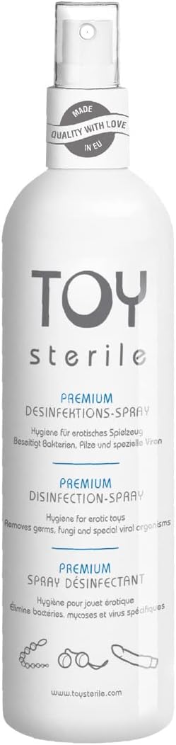EIS Toy Cleaner | TOYsterile Disinfectant Spray for Sex Toys of All Materials | Protection Against Bacteria, Fungi and Viruses | Hygiene Spray with Disinfecting Effect | For Love Toys | 300 ml