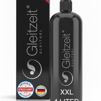 Gleitzeit® Premium Water-Based Lubricant, 1 Litre, XXL Lubricant, Sensitive