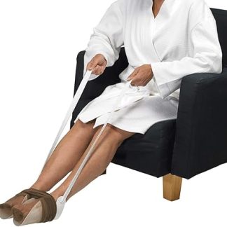 Homecraft Dorking Tights Aid (Eligible for VAT relief in the UK), Put On Without Bending, Double Gutter Stocking Aid, Assistive Dressing Helper for Elderly, Disabled, Handicapped, Surgery Recovery