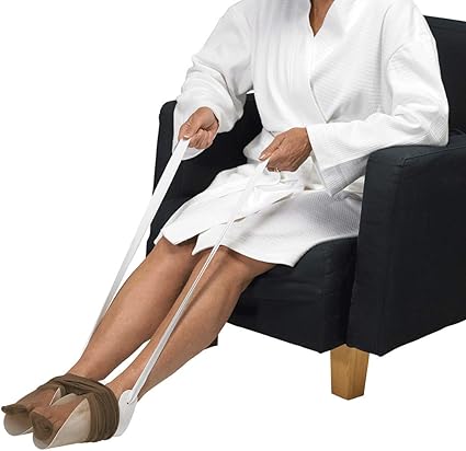 Homecraft Dorking Tights Aid (Eligible for VAT relief in the UK), Put On Without Bending, Double Gutter Stocking Aid, Assistive Dressing Helper for Elderly, Disabled, Handicapped, Surgery Recovery