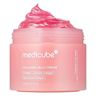 Medicube Collagen Jelly Cream: Niacinamide and Freeze Dried Hydrolyzed Collagen - Promotes Skin Barrier Hydration and Gives 24 Hours of Shine and Lifted Look - No Artificial