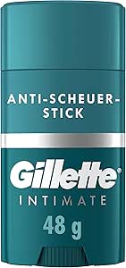 Gillette Intimate Care Anti-Chafing Stick, Reduces Friction and Skin Irritation in the Intimate Area, Stick for Chafing, Easy Use, Dermatologically Tested, Gift for Men