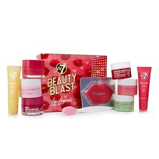 W7 Beauty Blast Lip Legends Sweet Dreams Gift Set - Lip Care Box with Lip Mask, Sugar Scrub & Balm - Exclusive Sweet Dreams Flavours